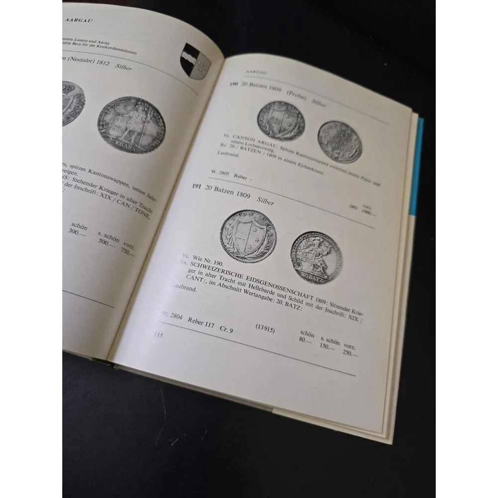 Die Munzen Der Schweiz Switzerland Coins Auction Catalog 1967 Jean-Paul Divo
